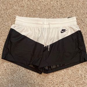 Women’s Black & White Nike Shorts